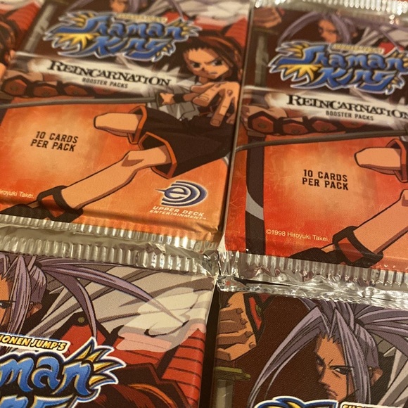 Accessories 5 Packs New Shaman King Reincarnation Booster Packs